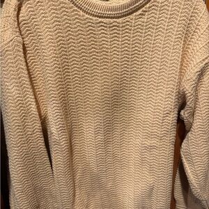 Bill Blass Cream Knit Sweater (Men’s)